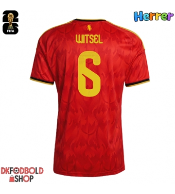 Belgien Axel Witsel #6 Hjemmebanetrøje VM 2026 Kort ærmer